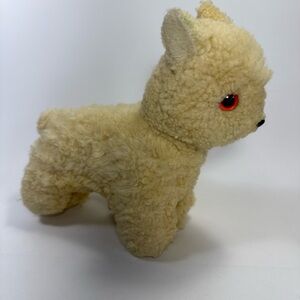 Vtg 100% lamb wool sheep plush newzealand